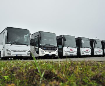 Tizenhét új Iveco autóbuszt vásárolt tavaly a K&V Kft.