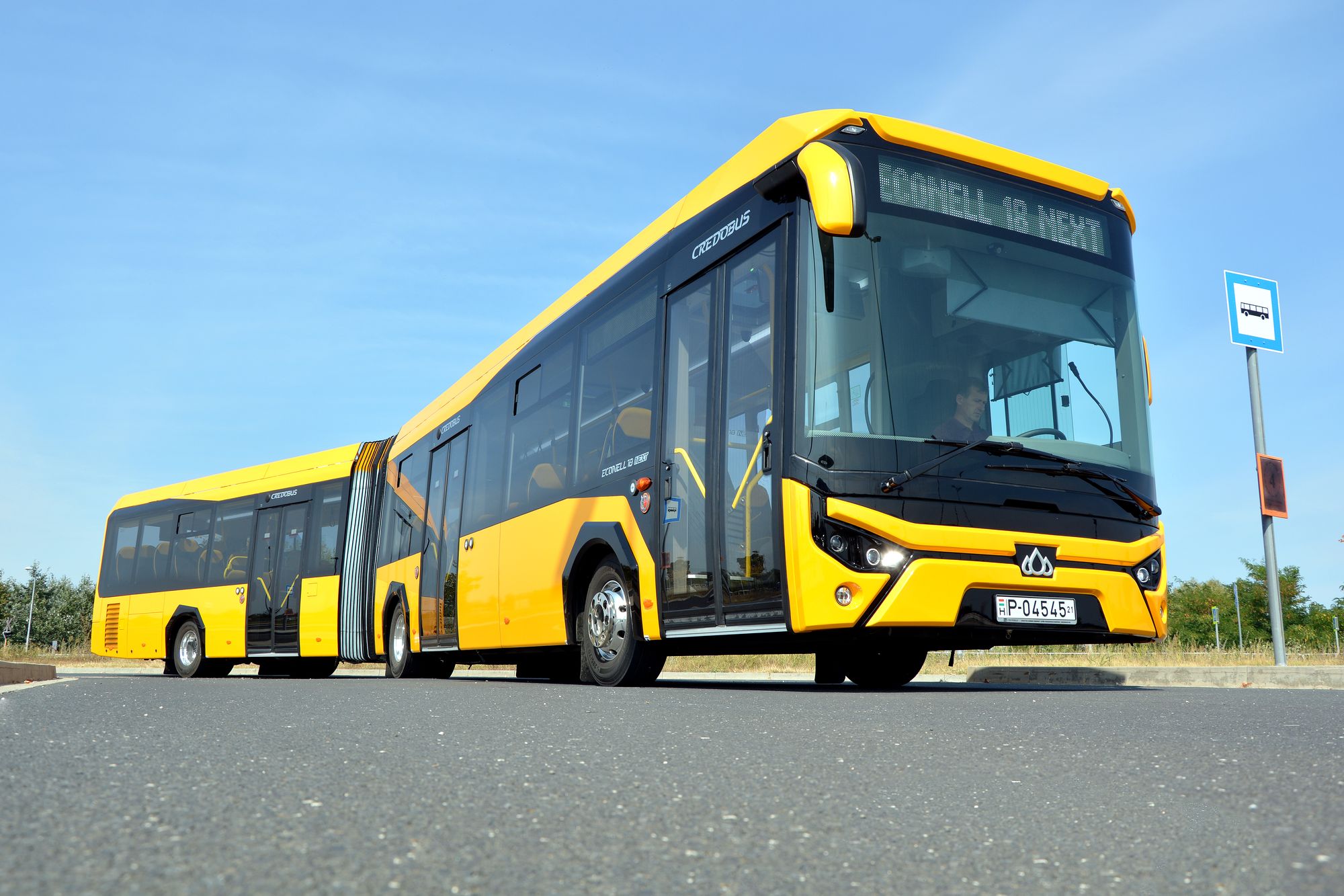 Győrben is bemutatkozott a Credobus Econell 18 Next