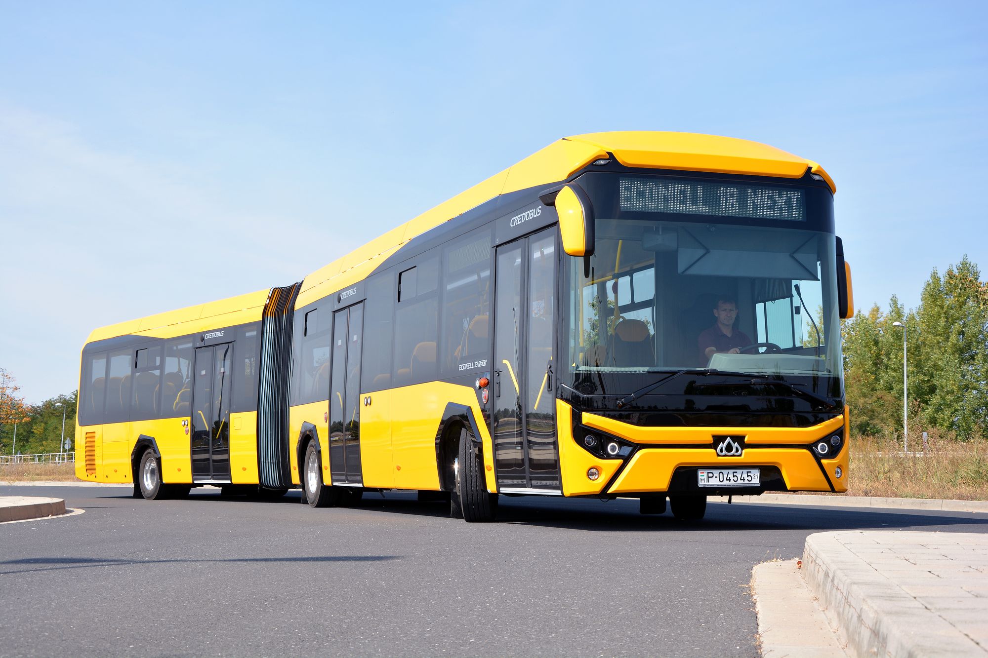 Negyvenhét csuklós Credobus Econell Next érkezhet a Volánbuszhoz